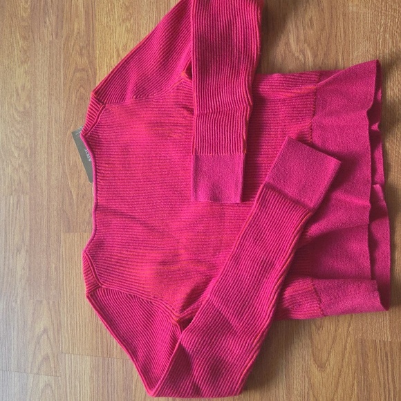 J.Crew Pink Cardigan Size XS Scoopneck Stretch NWT $118 Pink and Orange - Picture 6 of 6